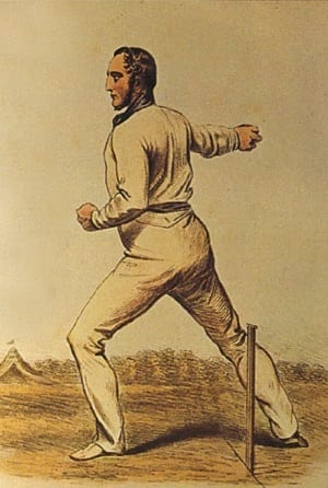 Alfred Mynn was one of the fastest round-arm bowlers of the era. Photo Courtesy: Wikimedia Commons
