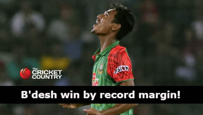 Bangladesh win by record margin