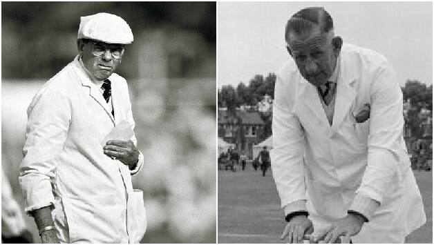 Yet another tall tale by Dickie Bird (left), though Arthur Jepson might have had a role to play in it © Getty Images