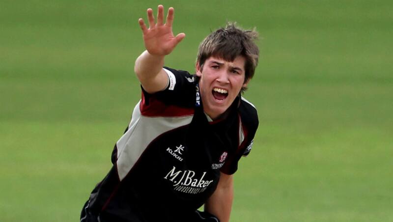 Jamie Overton's (above) inclusion comes after twin brother Craig Overton, an all-rounder, was called into the squad on Saturday © Getty Images