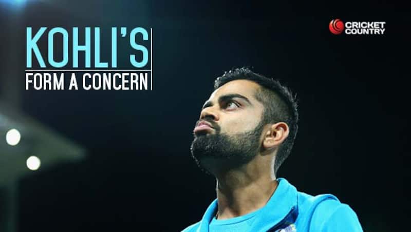 Virat Kohli has struggled for runs ever since the tri-series against Australia and England &copy; Getty Images