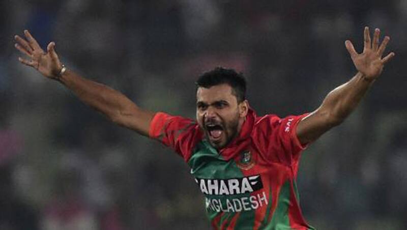 "We definitely fight for victory on the field but that is all I want," said Mashrafe Mortaza &copy; AFP (File Photo)