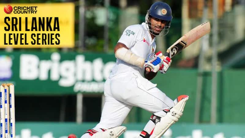 Dimuth Karunaratne slammed his sixth Test half-century © AFP