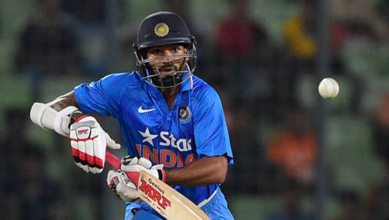Shikhar Dhawan scored his second 50 in a row &Acirc;&copy; AFP