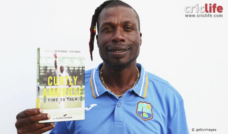 Curtly Ambrose releases his book – ‘Time to talk’