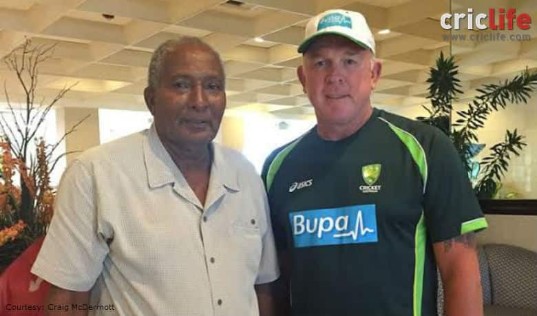 Two great fast bowlers meet in the paradise of Caribbean