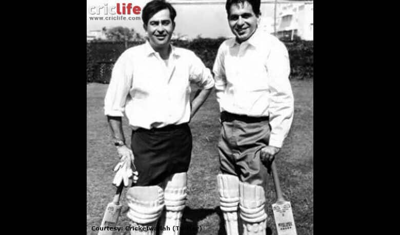 Cricket buffs Raj Kapoor and Dilip Kumar in an unusual partnership