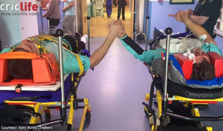 Moses Henriques and Rory Burns: Brothers-in-hands