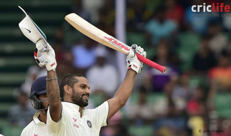 Shikhar Dhawan Scores His Third Test Ton Twitter Reactions Cricket Country