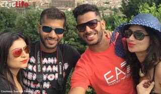 Ashok Dinda, Manoj Tiwary on European holiday with their families