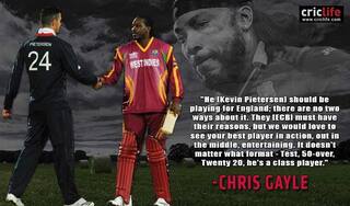 Chris Gayle adds his voice to the Kevin Pietersen debate