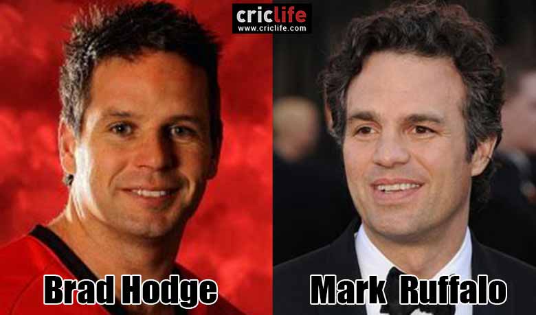 Brad Hodge and Mark Ruffalo