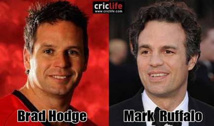 Brad Hodge and Mark Ruffalo