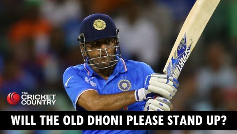 MS Dhoni has not looked like the same batsman he was even a year ago © Getty Images