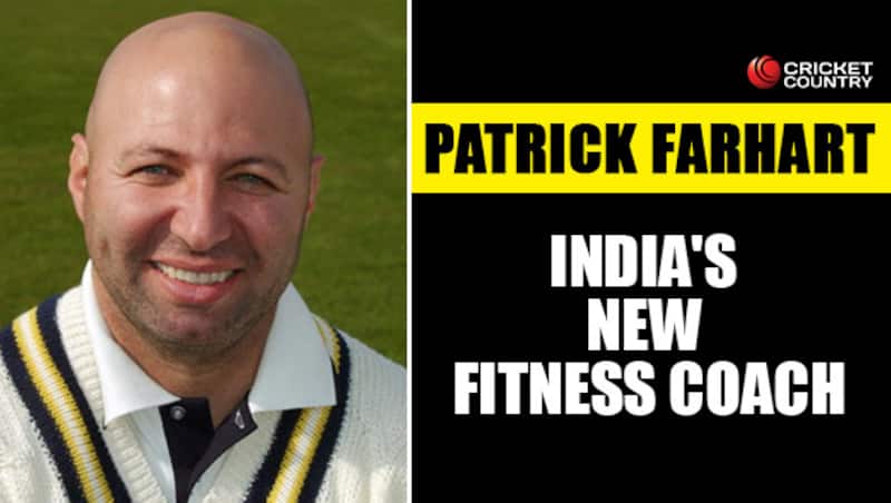 Patrick Farhart (above) replaces Nitin Patel as Indian cricket team&acirc;s physiotherapist &Acirc;&copy; Getty Images
