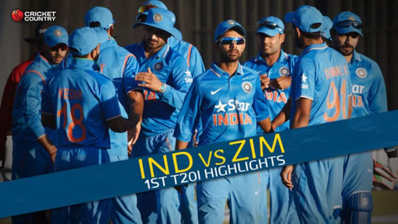 India eased past Zimbabwe in the first T20I &copy; AFP