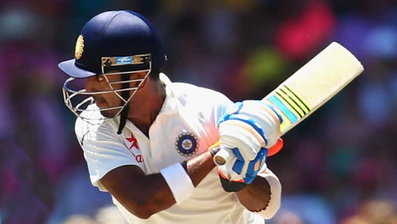 Rahul and Cheteshwar Pujara (55) combined well to strike a 107-run partnership to steady the ship for the hosts &copy; Getty Images