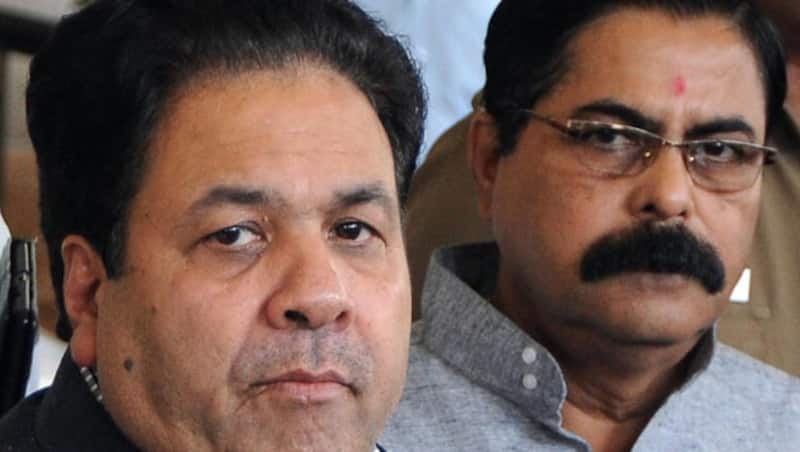 Rajiv Shukla (left) also said there was time left before the next edition of the tourney and therefore there was no need to rush &copy; IANS (File Photo)