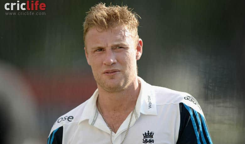 Andrew Flintoff seems all geared up for his second innings!