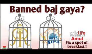 Amul takes a dig on suspended IPL teams – CSK and RR