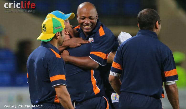 Trinidad and Tobago sporting legends Brian Lara and Dwight Yorke light up CPL