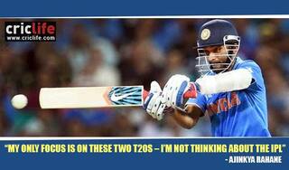 Ajinkya Rahane assures that his focus in on Zimbabwe T20Is and not IPL verdict