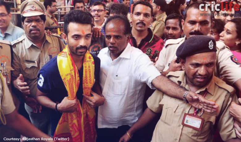 India’s stand-in skipper Rahane seeks blessings at Mumbai’s Siddhivinayak Temple ahead of Zimbabwe tour