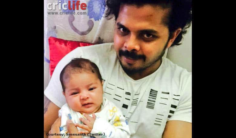 Meanwhile, Sreesanth spends quality time with his family