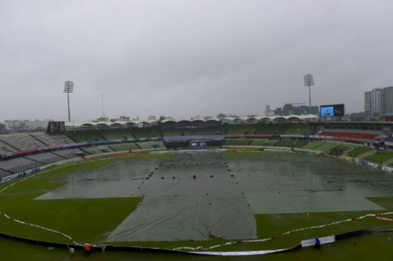 Rain dominated the second Test at Dhaka &Acirc;&copy; AFP