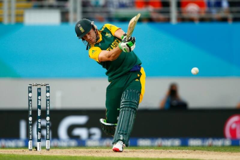 AB de Villiers' innings was crucial in ensuring South Africa posted a big score in the first innings 9 Getty Images