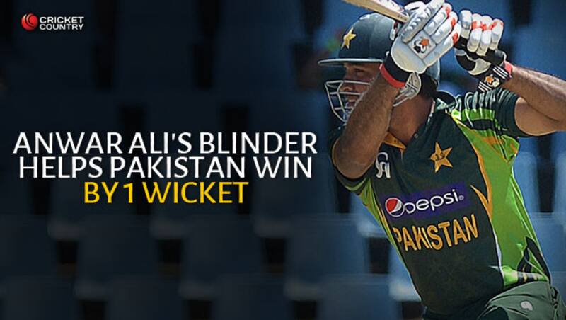 Anwar Ali played a blinder of an innings of 46 off just 17 deliveries &copy; AFP