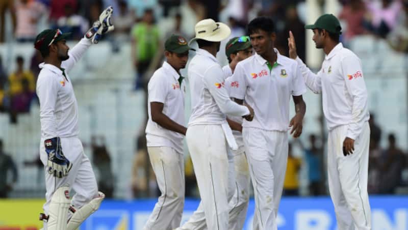 Bangladesh's chances of defeating South Africa in a Test for the first time was ruined due to rain &Acirc;&copy; AFP