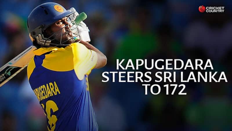 Chamara Kapugedara's unbeaten knock of 48 was the highlight of the Sri Lankan innings © AFP (File Photo)