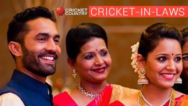 Dinesh Karthik (Extreme Left) tied the knot with squash player Dipika Pallikal recently. Courtesy: Dipika Pallikal’s Facebook page