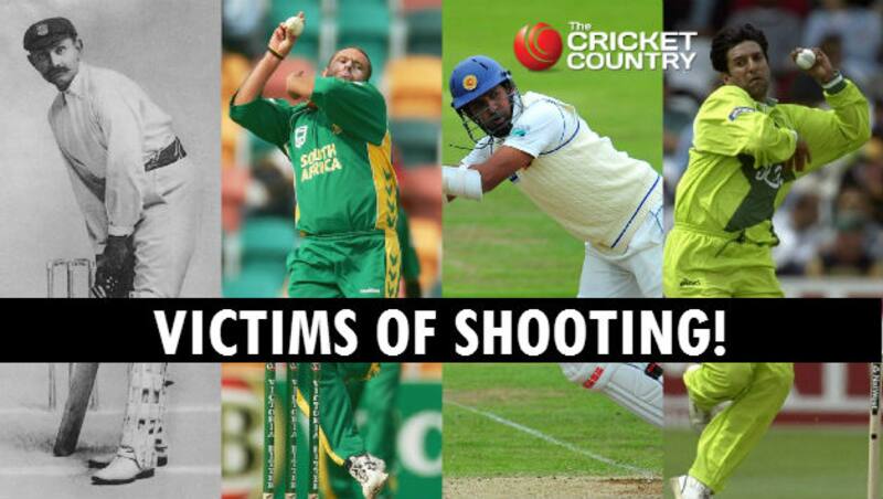 (From left) KS Ranjitsinhji, Andrew Hall, Thilan Samaraweera, and Wasim Akram managed to survive being shot at &Acirc;&copy; Getty Images