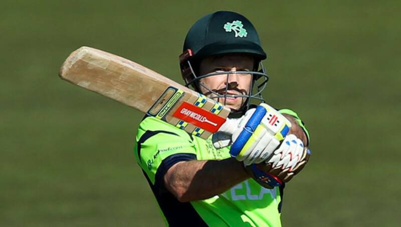 Ed Joyce (above) was dismissed for a healthy 44 by spinner Glenn Maxwell &Acirc;&copy; Getty Images (File Photo)