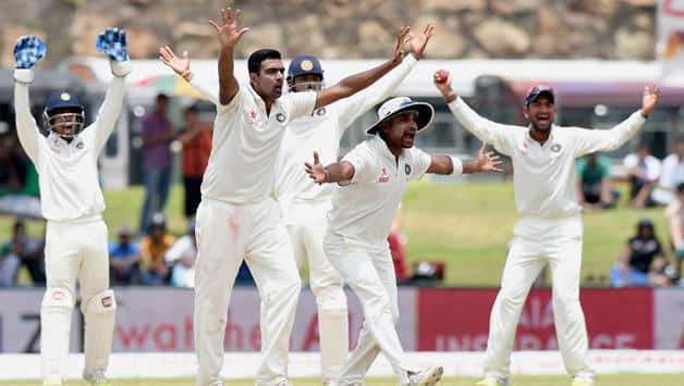 R Ashwin took 10 wickets in the 1stTest at Galle © AFP