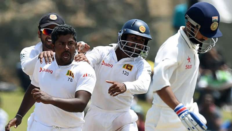 Rangana Herath came to the fray, and spun the Indian batsmen in a web &Acirc;&copy; AFP
