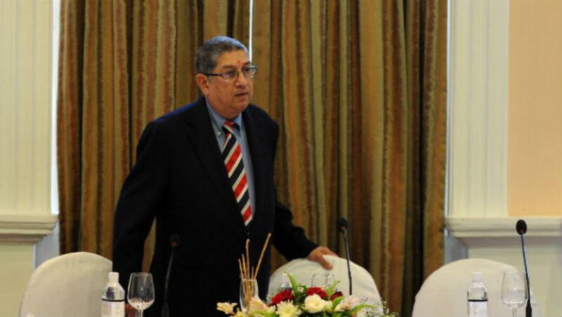 BCCI officials had already told they were not keen on having Srinivasan in the meeting &copy; Getty Images