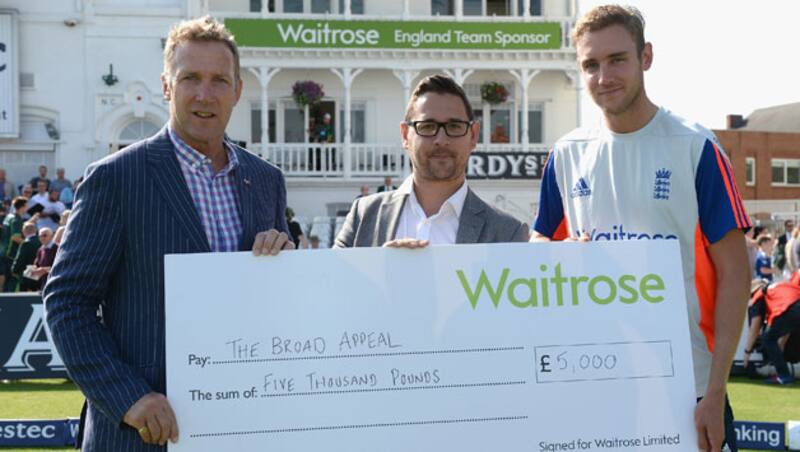 Chris Broad (left) started the charity organisation &Acirc;&copy; Getty Images