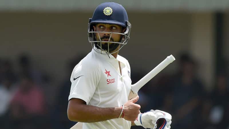 Virat Kohli dazzled in the first innings of the first Test as he slammed 103 to guide India to 375 &Acirc;&copy; Getty Images