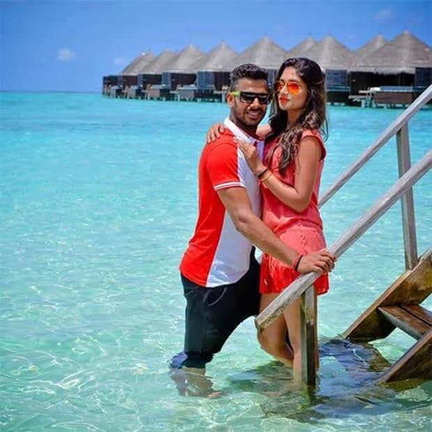Manoj Tiwary and wife Sushmita holidaying in Maldives