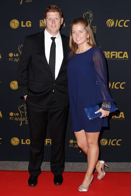 Kevin O’Brien with his girlfriend Ruth Anne Kilty