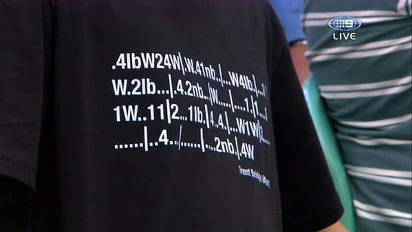 The T-shirt that captures the Australian first innings humiliation at Trent Bridge