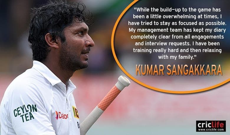 Despite the hullabaloo, Kumar Sangakkara stays focused on the job