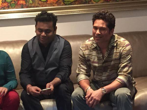 Sachin Tendulkar hosts lunch for AR Rahman at his house