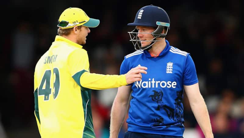 Steven Smith (left) with Eoin Morgan have had their fair share of problems &Acirc;&copy; Getty Images