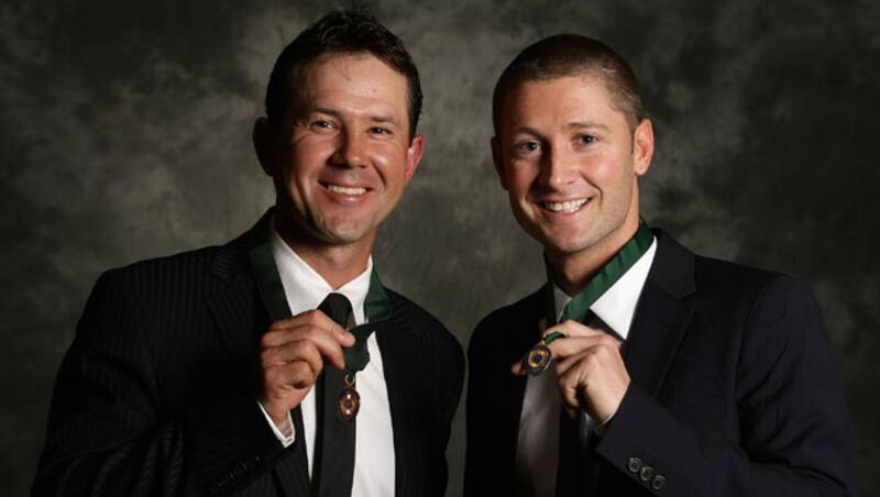 Ricky Ponting and Michael Clakre have both played indoor cricket in their younger days &Acirc;&copy; Getty Images