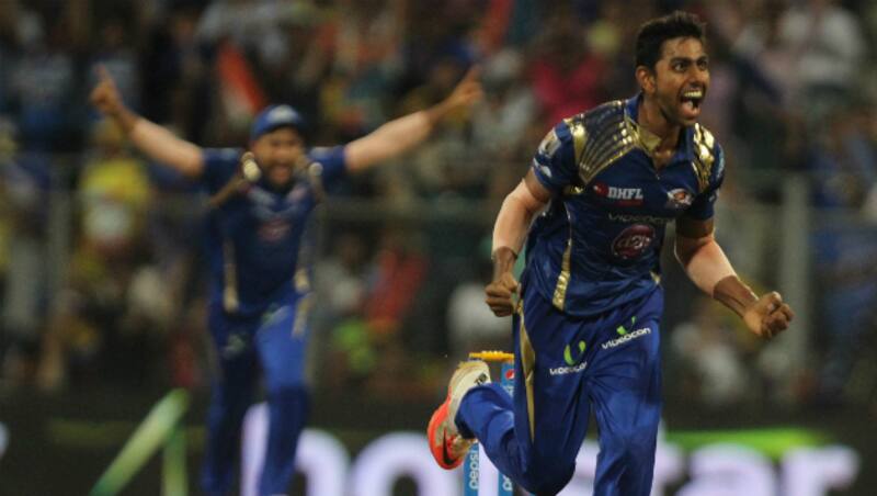 Jagadeesha Suchith, who impressed for Mumbai Indians, plays for Mysuru Warriors &copy; Getty Images