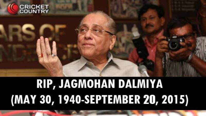 Jagmohan Dalmiya took over as President of BCCI from N Srinivasan © IANS